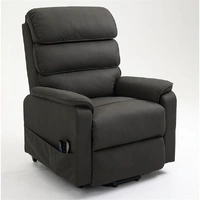 Georgia Triple Motor Lift Chair - Grey Leather GEORTRILGRY