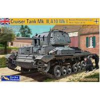 Gecko 1/35 Kreuzer Panzerkampfwagen Mk.II, 742(e),(A-10) Plastic Model Kit