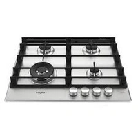 60cm 4-Burner Gas Cooktop. Patented iXelium Coating, Cast Iron Trivets with Wok Support Step down multi level flame.