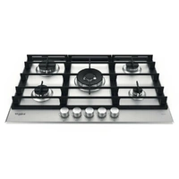 75cm 5-Burner Gas Cooktop. Patented iXelium Coating, Cast Iron Trivets with Wok Support Step down multi level flame.