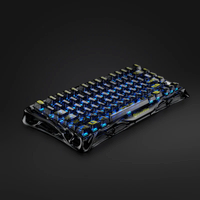 GravaStar Mercury K1 Lite Gaming Keyboard Transparent Black GSK1LITE_XT_BLK