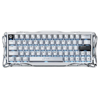 GravaStar Mercury V60 Pro Hall Effect Magnetic Switch Gaming Keyboard Chrome Silver GSV60PRO_X_CS