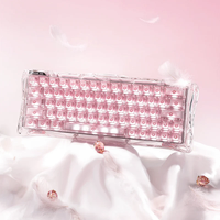 GravaStar Mercury V60 Hall Effect Magnetic Switch Gaming Keyboard Crystal Rose GSV60_XTAL_CROS