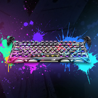 GravaStar Mercury V75 Pro Hall Effect Magnetic Switch Gaming Keyboard Neon Graffiti (UFO switch) GSV75PRO_U_NG