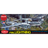 Guillow's P-38 Lightning Balsa Plane Model Kit