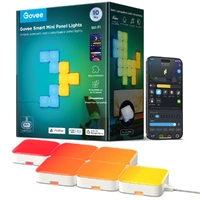 Govee RGBIC Mini Panel Light Kit 10 Pack Smart Wall Panels (Matter Compatible) H8069E01