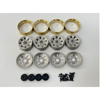 Hobby Plus 1.2 Steelie Bead Lock Wheel (Silver)