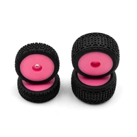 HobbyPlus Front/Rear Tire Set (Pink) (Speck-B)