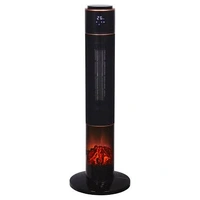 HELLER 2000W CERAMIC FAN HEATER WITH FLAME EFFECT