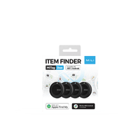 MiLi MiTag Duo Keyring 4 Pack Black HD-P16DB4