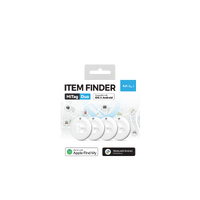 MiLi MiTag Duo Keyring 4 Pack White HD-P16DW4