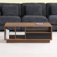 Tauris Hover Coffee Table Ready To Assemble Dark Oak 1190x590x440mm