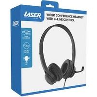Laser Wired Conference Headset with In-Line Control HP-CH25BK-161