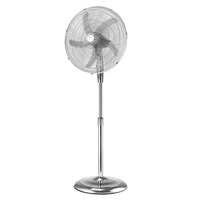 Heller 50cm Pedestal Fan With Remote Control Chrome HPF50CR