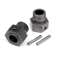 HPI Wheel Hex Hub 24X27mm (Gunmetal/2Pcs) [102157]