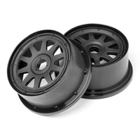 HPI TR-10 Wheel Black (120X65mm/-10mm Offset) [104971]