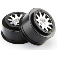 HPI Mk.10 V2 Wheel Matt Chrome (4.5mm Offset/2Pcs) [106200]
