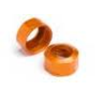 HPI Shock Cap 12Xm13X0.8mm (Orange/Grooved/2Pcs) [106633]