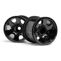 HPI Warlock Wheel Black (2.2In/2Pcs) [106724]