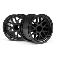 HPI BBS Spoke Wheel 48X34mm Black (14mm Offset/2Pcs) [109155]