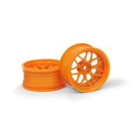 HPI TECH 7 WHEEL ORANGE (6MM/2PCS) [120250]