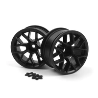 HPI RTR Wheel 26mm Black 6mm Offset (Pr) [160400]