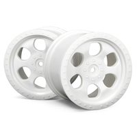 HPI 6 Spoke Wheel White (83X56mm/2Pcs) [3115]