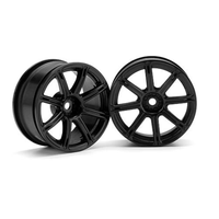 HPI Work Emotion XC8 Wheel 26mm Black (3mm Offset) [3306]