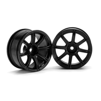 HPI Work Emotion XC8 Wheel 26mm Black (6mm Offset) [3307]