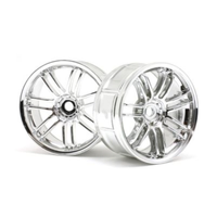 HPI LP29 Wheel Rays Volkracing RE30 Chrome (2Pcs) [3340]