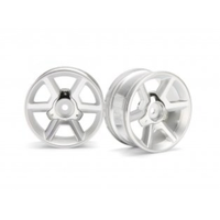 HPI GT Wheel Silver (6mm Offset/2Pcs) [33471]