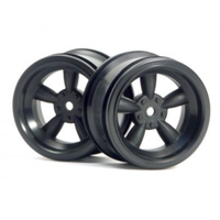 HPI Vintage 5 Spoke Wheel 31mm (Wide) Black (6mm Offset) [3821]