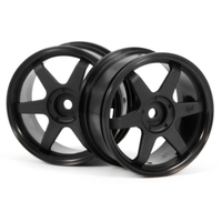 HPI TE37 Wheel 26mm Black (0mm Offset) [3836]