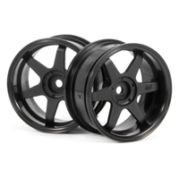 HPI TE37 Wheel 26mm Black (6mm Offset) [3846]