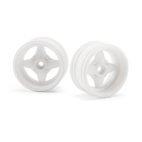 HPI 3910 MX60 4 SPOKE WHEEL WHITE (6MM OFFSET)