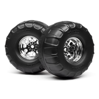 HPI 4884 MOUNTED DUAL STAGE TIRES ON CLASSIC KING WHEELS