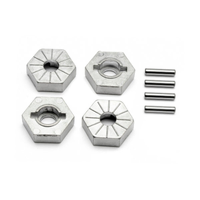 HPI Hex Wheel Hub 17mm (Silver) [86804]
