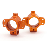 HPI HD ALUMINIUM REAR HUB CARRIER (ORANGE/2PC) [86995]