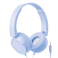 Laser Wired On-Ear Headphones Blue HPS-WO24BL-910