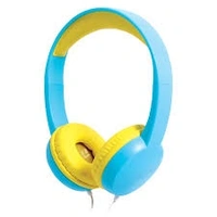 Liquid Ears Kids Wired Headphones Sky Blue Yellow
