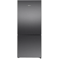 Hisense 8 Star 417L Bottom-Mount Fridge Dark Stainless Steel 