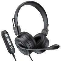 eMeet GeniusCall HS20 USB Headset with Detachable In-Line Controls