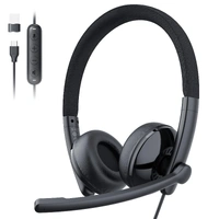 EMEET GeniusCall HS50 USB-C Headset with Boom Microphone