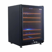 Husky 154L Vino Pro Dual Zone Wine Fridge HUS-WC54D-BK-ZY