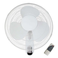 Heller 40cm Wall Fan With 3 Large Blades Remote HWF40R