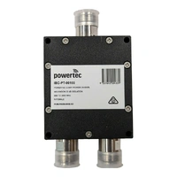 Powertec RF Power Divider 2-Way, 698 to 3800 MHz, N Female, Wilkinson, 20dB Isolation