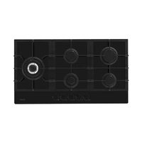 InAlto Cooktop Gas on Glass 900mm 5 Burners including Wok ICGG905W
