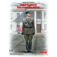 ICM 1/16 Polish Regiment Representative Officer Plastic Model Kit