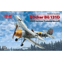 ICM 1/32 Bücker Bü 131D WWII German Training Aircraft Plastic Model Kit