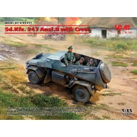 ICM 1/35 Sd.Kfz. 247 Ausf.B with Crew Plastic Model Kit